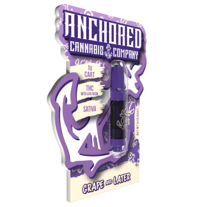 1g THC Vape Cartridge - Grape and Later